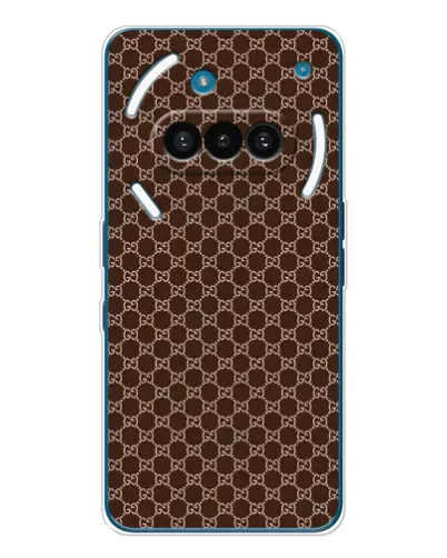 Чехол для Nothing Phone (3a) с картинкой «Gucci — шоколадная сетка» Чехол для Nothing Phone (3a) с картинкой «Gucci — шоколадная сетка»