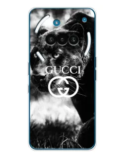 Чехол для Nothing Phone (3a) с картинкой «Gucci — дикая природа»