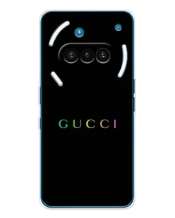 Чехол для Nothing Phone (3a) с картинкой «Gucci — неоновый минимализм»
