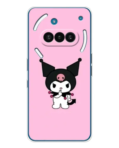 Чехол для Nothing Phone (3a) с картинкой «Kuromi — розовая нежность» Чехол для Nothing Phone (3a) с картинкой «Kuromi — розовая нежность»
