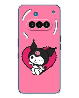 Чехол для Nothing Phone (3a) с картинкой «Kuromi — любовь в сердце» Чехол для Nothing Phone (3a) с картинкой «Kuromi — любовь в сердце»