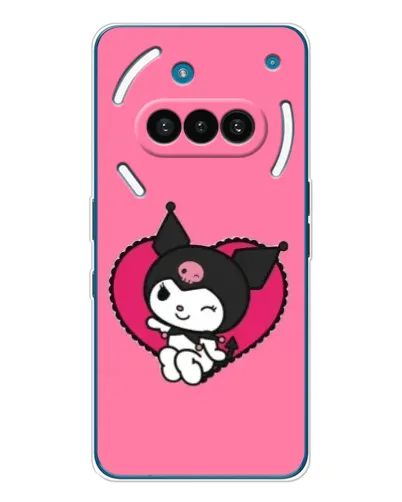 Чехол для Nothing Phone (3a) с картинкой «Kuromi — любовь в сердце» Чехол для Nothing Phone (3a) с картинкой «Kuromi — любовь в сердце»