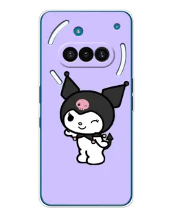 Чехол для Nothing Phone (3a) с картинкой «Классическая Kuromi» Чехол для Nothing Phone (3a) с картинкой «Классическая Kuromi»