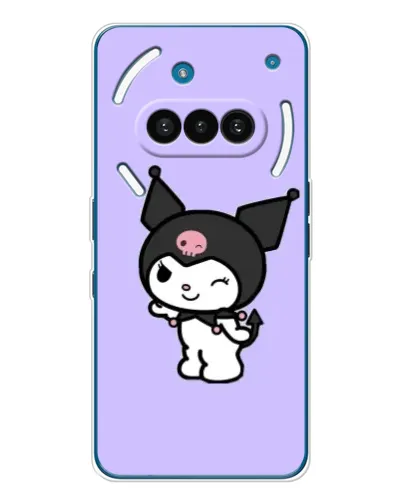 Чехол для Nothing Phone (3a) с картинкой «Классическая Kuromi» Чехол для Nothing Phone (3a) с картинкой «Классическая Kuromi»
