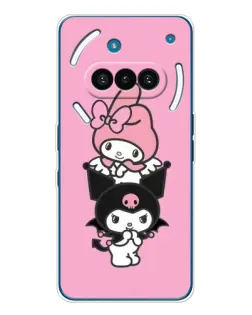 Чехол для Nothing Phone (3a) с картинкой «My Melody и Kuromi» Чехол для Nothing Phone (3a) с картинкой «My Melody и Kuromi»