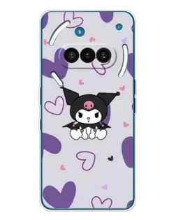 Чехол для Nothing Phone (3a) с картинкой «Kuromi и лавандовые сердца» Чехол для Nothing Phone (3a) с картинкой «Kuromi и лавандовые сердца»
