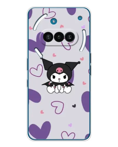 Чехол для Nothing Phone (3a) с картинкой «Kuromi и лавандовые сердца» Чехол для Nothing Phone (3a) с картинкой «Kuromi и лавандовые сердца»