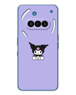 Чехол для Nothing Phone (3a) с картинкой «Kuromi — фиолетовый минимализм» Чехол для Nothing Phone (3a) с картинкой «Kuromi — фиолетовый минимализм»