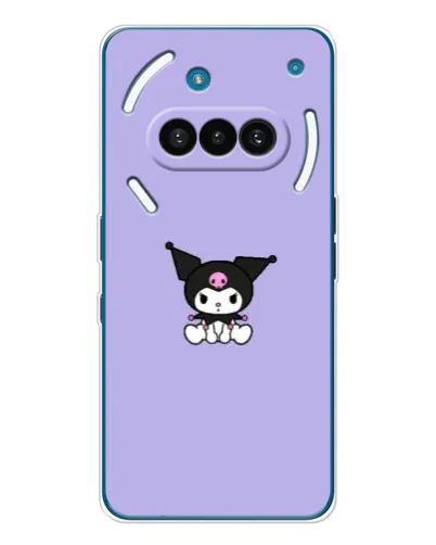 Чехол для Nothing Phone (3a) с картинкой «Kuromi — фиолетовый минимализм» Чехол для Nothing Phone (3a) с картинкой «Kuromi — фиолетовый минимализм»