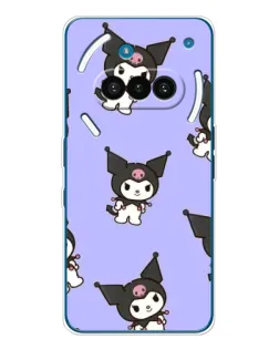 Чехол для Nothing Phone (3a) с картинкой «Паттерн с Kuromi» Чехол для Nothing Phone (3a) с картинкой «Паттерн с Kuromi»