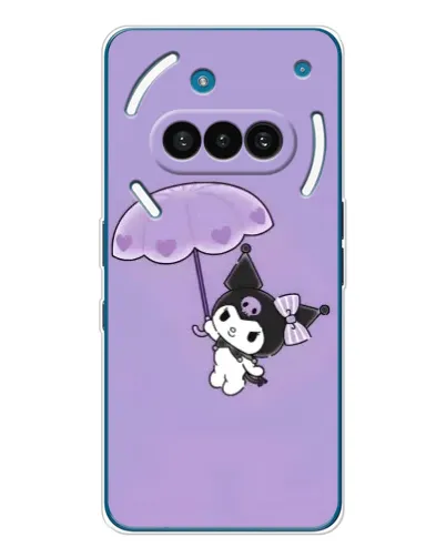 Чехол для Nothing Phone (3a) с картинкой «Kuromi с зонтиком» Чехол для Nothing Phone (3a) с картинкой «Kuromi с зонтиком»