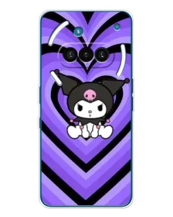 Чехол для Nothing Phone (3a) с картинкой «Kuromi и фиолетовые сердца» Чехол для Nothing Phone (3a) с картинкой «Kuromi и фиолетовые сердца»