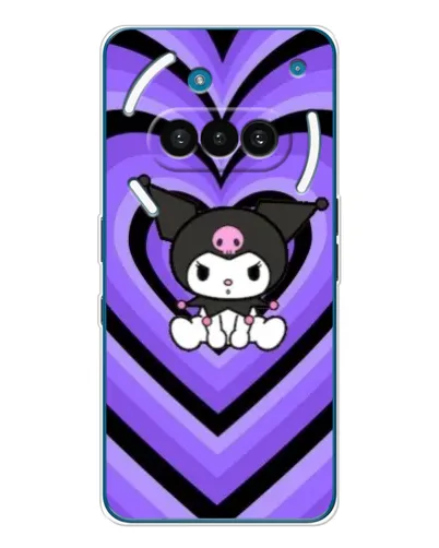 Чехол для Nothing Phone (3a) с картинкой «Kuromi и фиолетовые сердца» Чехол для Nothing Phone (3a) с картинкой «Kuromi и фиолетовые сердца»