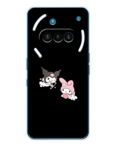 Чехол для Nothing Phone (3a) с картинкой «My Melody и Kuromi» Чехол для Nothing Phone (3a) с картинкой «My Melody и Kuromi»