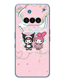 Чехол для Nothing Phone (3a) с картинкой «My Melody и Kuromi» Чехол для Nothing Phone (3a) с картинкой «My Melody и Kuromi»