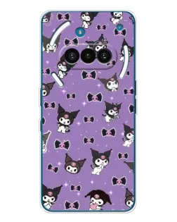 Чехол для Nothing Phone (3a) с картинкой «Kuromi — паттерн» Чехол для Nothing Phone (3a) с картинкой «Kuromi — паттерн»