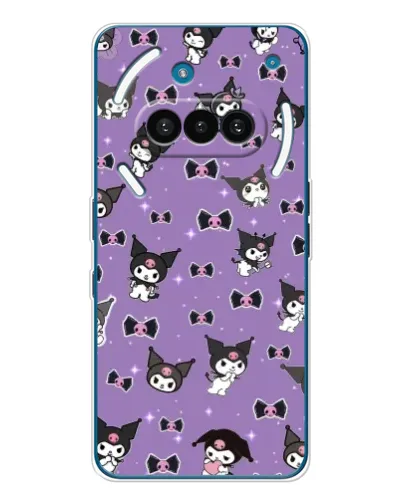 Чехол для Nothing Phone (3a) с картинкой «Kuromi — паттерн» Чехол для Nothing Phone (3a) с картинкой «Kuromi — паттерн»