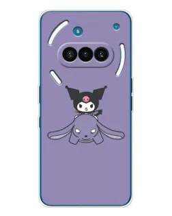 Чехол для Nothing Phone (3a) с картинкой «Kuromi на лиловом фоне» Чехол для Nothing Phone (3a) с картинкой «Kuromi на лиловом фоне»