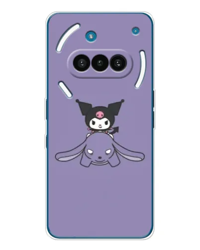 Чехол для Nothing Phone (3a) с картинкой «Kuromi на лиловом фоне» Чехол для Nothing Phone (3a) с картинкой «Kuromi на лиловом фоне»