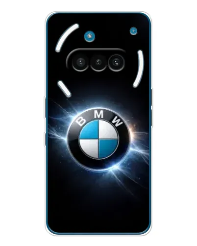 Чехол для Nothing Phone (3a) с картинкой «BMW — неоновое сияние» Чехол для Nothing Phone (3a) с картинкой «BMW — неоновое сияние»