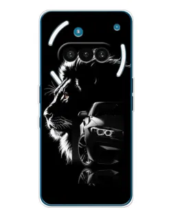 Чохол для Nothing Phone (3a) з картинкою «BMW та лев» Чохол для Nothing Phone (3a) з картинкою «BMW та лев»
