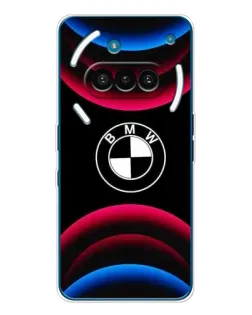 Чохол для Nothing Phone (3a) з картинкою «Логотип BMW та неонові дуги» Чохол для Nothing Phone (3a) з картинкою «Логотип BMW та неонові дуги»