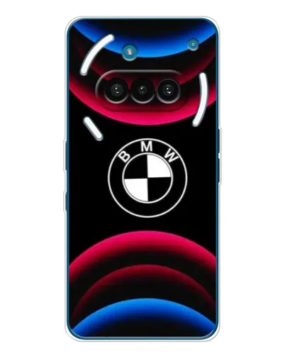 Чехол для Nothing Phone (3a) с картинкой «Логотип BMW и неоновые дуги» Чехол для Nothing Phone (3a) с картинкой «Логотип BMW и неоновые дуги»