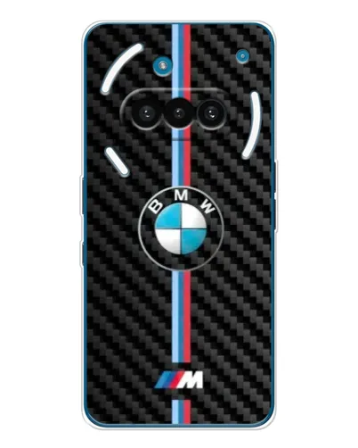 Чехол для Nothing Phone (3a) с картинкой «Эмблема BMW и карбон» Чехол для Nothing Phone (3a) с картинкой «Эмблема BMW и карбон»