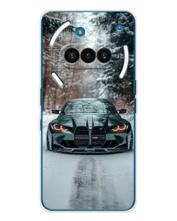 Чохол для Nothing Phone (3a) з картинкою «BMW у зимовому лісі» Чохол для Nothing Phone (3a) з картинкою «BMW у зимовому лісі»