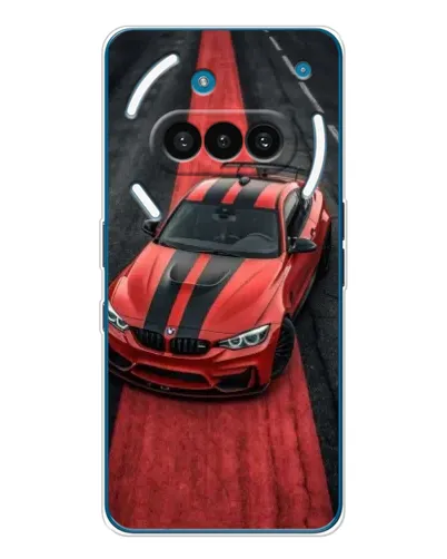 Чехол для Nothing Phone (3a) с картинкой «BMW на красной дорожке» Чехол для Nothing Phone (3a) с картинкой «BMW на красной дорожке»