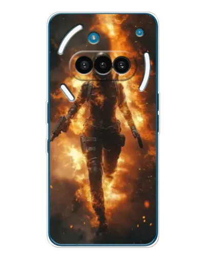 Чехол для Nothing Phone (3a) с картинкой «BMW — скорость в дожде» Чехол для Nothing Phone (3a) с картинкой «BMW — скорость в дожде»