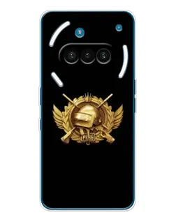 Чехол для Nothing Phone (3a) с картинкой «PUBG — оранжевый градиент» Чехол для Nothing Phone (3a) с картинкой «PUBG — оранжевый градиент»