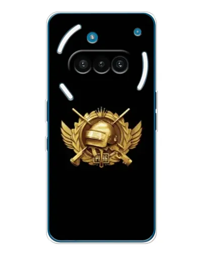 Чехол для Nothing Phone (3a) с картинкой «PUBG — оранжевый градиент» Чехол для Nothing Phone (3a) с картинкой «PUBG — оранжевый градиент»