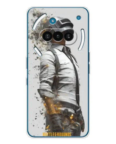Чехол для Nothing Phone (3a) с картинкой «PUBG — боец в пыли» Чехол для Nothing Phone (3a) с картинкой «PUBG — боец в пыли»