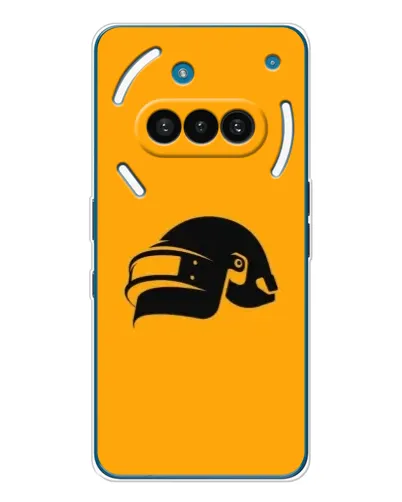 Чехол для Nothing Phone (3a) с картинкой «PUBG — золотой шлем» Чехол для Nothing Phone (3a) с картинкой «PUBG — золотой шлем»