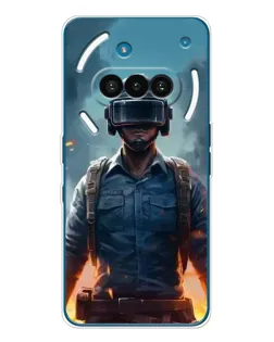 Чехол для Nothing Phone (3a) с картинкой «PUBG — реалистичный герой»