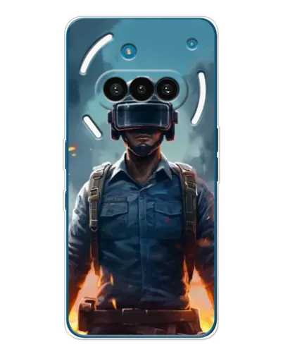 Чехол для Nothing Phone (3a) с картинкой «PUBG — реалистичный герой» Чехол для Nothing Phone (3a) с картинкой «PUBG — реалистичный герой»