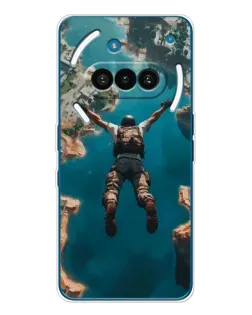 Чехол для Nothing Phone (3a) с картинкой «PUBG — свободное падение»