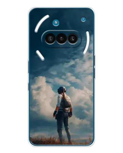 Чехол для Nothing Phone (3a) с картинкой «Герой PUBG на скале» Чехол для Nothing Phone (3a) с картинкой «Герой PUBG на скале»