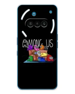 Чехол для Nothing Phone (3a) с картинкой «Логотип Among Us» Чехол для Nothing Phone (3a) с картинкой «Логотип Among Us»