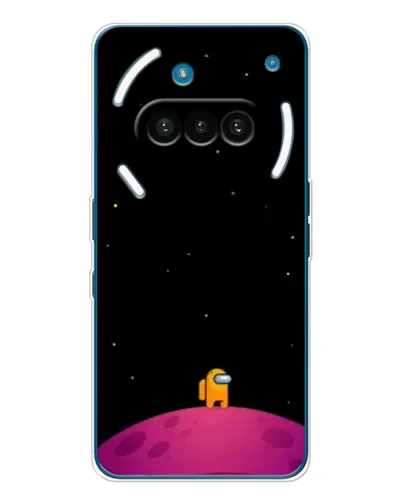 Чехол для Nothing Phone (3a) с картинкой «Одинокий герой на планете»