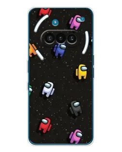 Чехол для Nothing Phone (3a) с картинкой «Космический паттерн Among Us» Чехол для Nothing Phone (3a) с картинкой «Космический паттерн Among Us»
