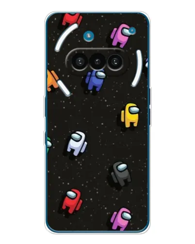 Чехол для Nothing Phone (3a) с картинкой «Космический паттерн Among Us»