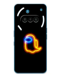 Чехол для Nothing Phone (3a) с картинкой «Among Us неоновое сияние» Чехол для Nothing Phone (3a) с картинкой «Among Us неоновое сияние»