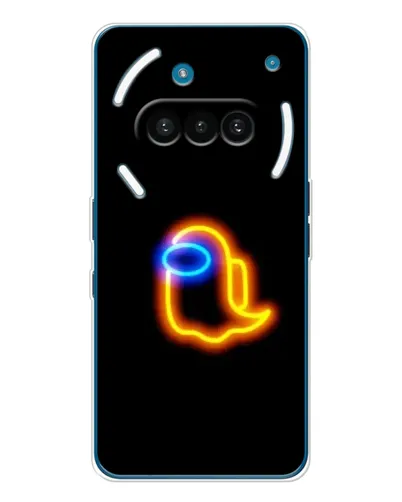 Чехол для Nothing Phone (3a) с картинкой «Among Us неоновое сияние»