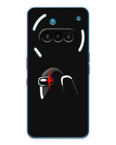 Чехол для Nothing Phone (3a) с картинкой «Among Us шлем»
