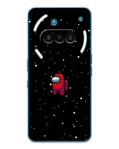 Чехол для Nothing Phone (3a) с картинкой «Красный Among Us»