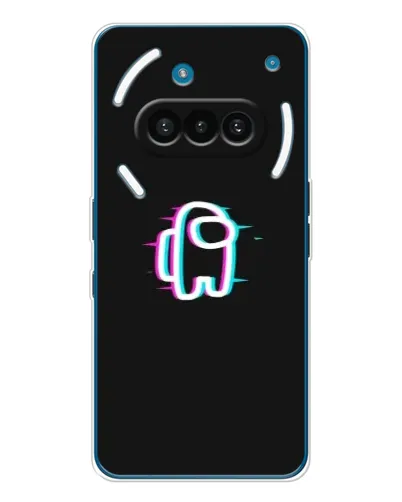 Чехол для Nothing Phone (3a) с картинкой «Among Us неон»