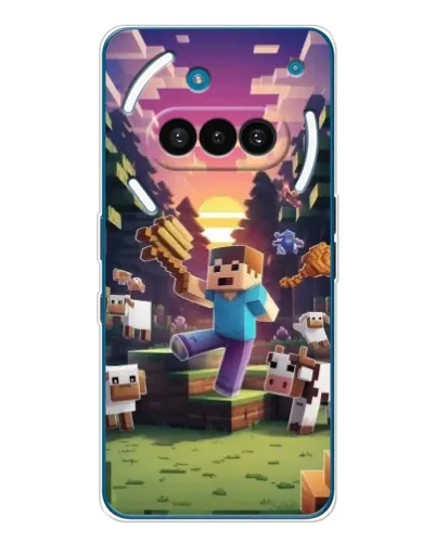 Чехол для Nothing Phone (3a) с картинкой «Стив на ферме» Чехол для Nothing Phone (3a) с картинкой «Стив на ферме»