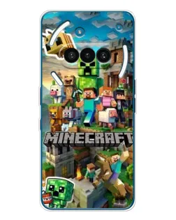Чехол для Nothing Phone (3a) с картинкой «Замок Minecraft» Чехол для Nothing Phone (3a) с картинкой «Замок Minecraft»